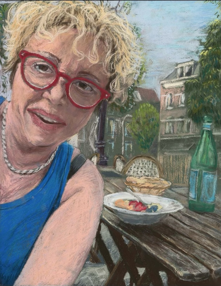 New Canaan High School Art Students Secure 10 Connecticut Regional Scholastic Awards (Image is "Grandmother Beatriz"  by Anna Cuesta)